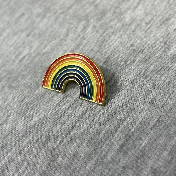 18 Classic Rainbow With Traditional Colors Enamel Novelty Lapel Pins - Picture 2 of 11
